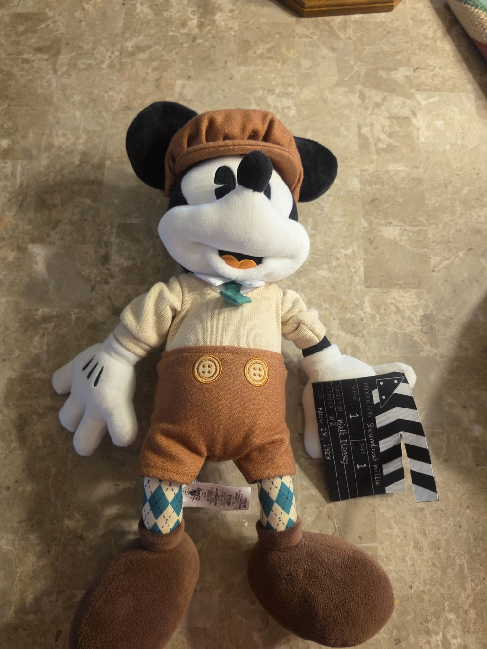 Disney Walt Disney Studios Willie Steamboat Director Plush